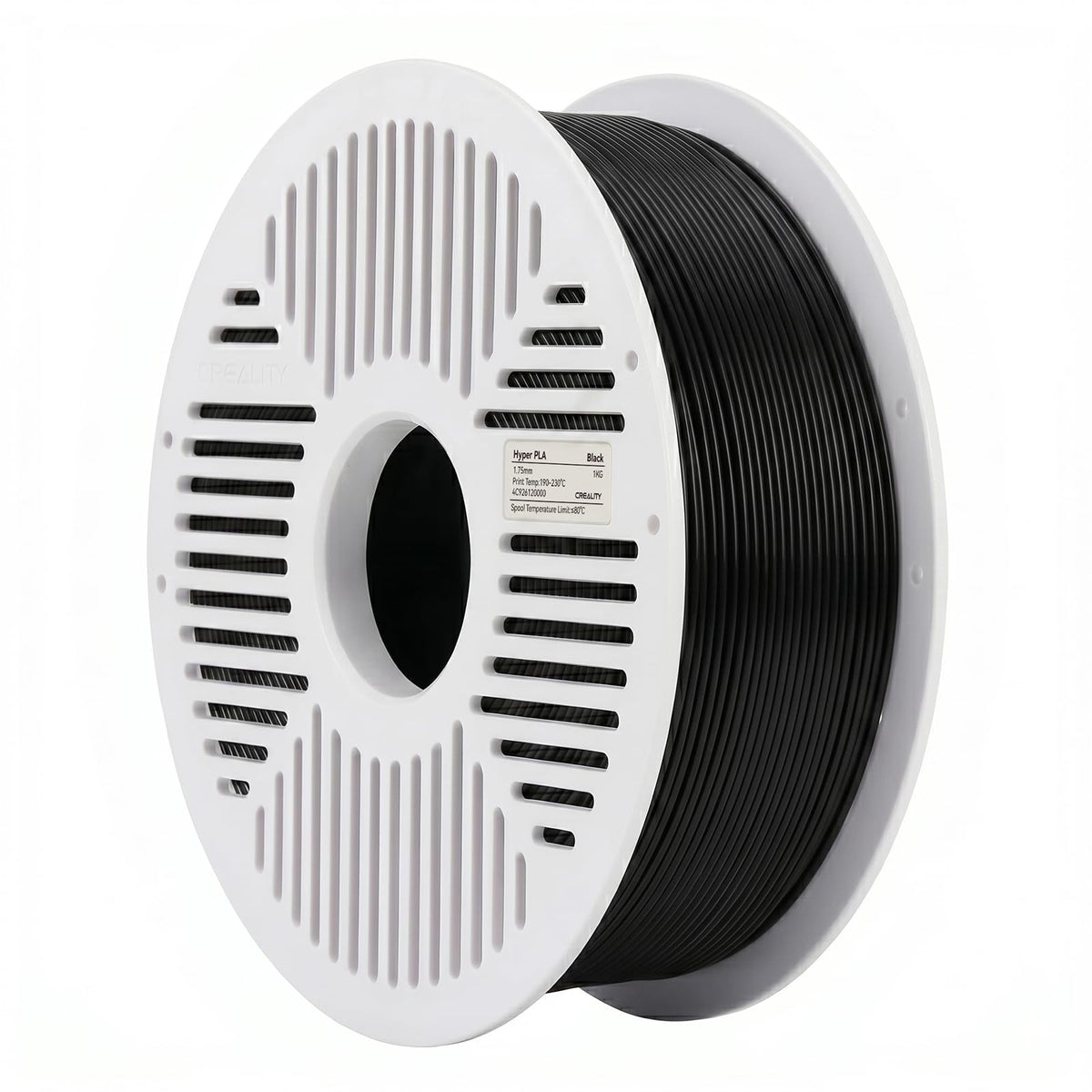 Creality Hyper PLA Filament RFID 1.75mm with Reusable Spool 1KG, High Speed Up to 600mm/s, White, 1-Pack