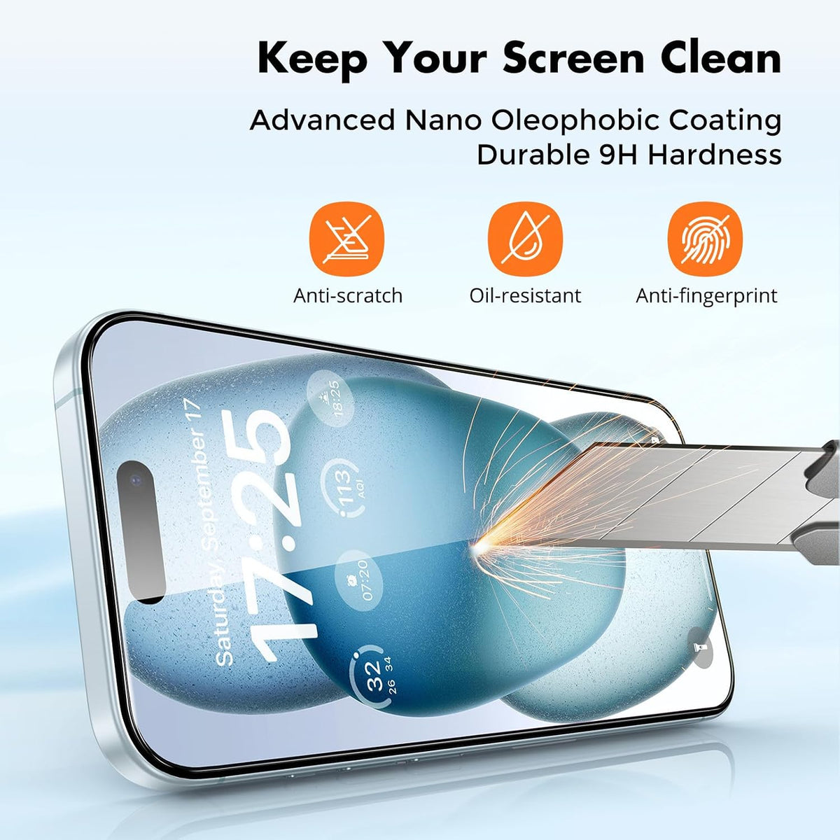 UNBREAKcable 3-Pack Screen Protector for iPhone SE 2022/SE 2020, iPhone 8/7