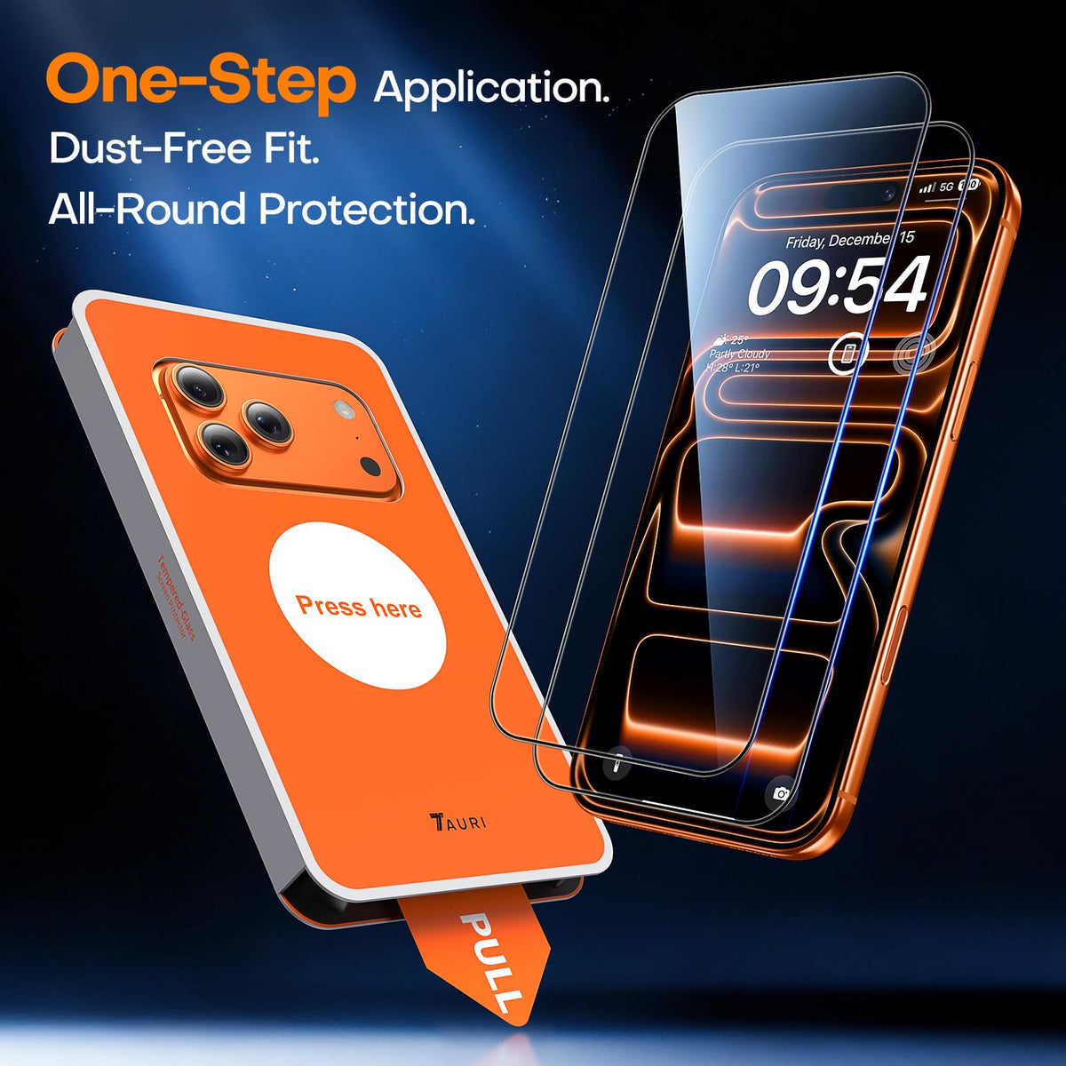 TAURI 2 Pack for Samsung Galaxy Z Fold 8 Ultra Privacy Screen Protector
