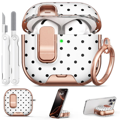 for AirPods Pro 2nd/1st Case (2023-2019)-Purple Bell Flower