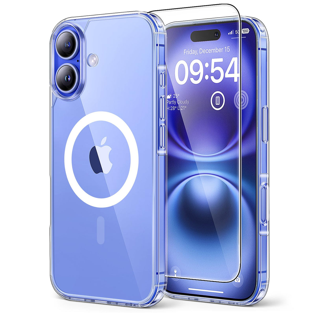 TAURI for iPhone 16 Pro Case, Compatible with MagSafe, Clear