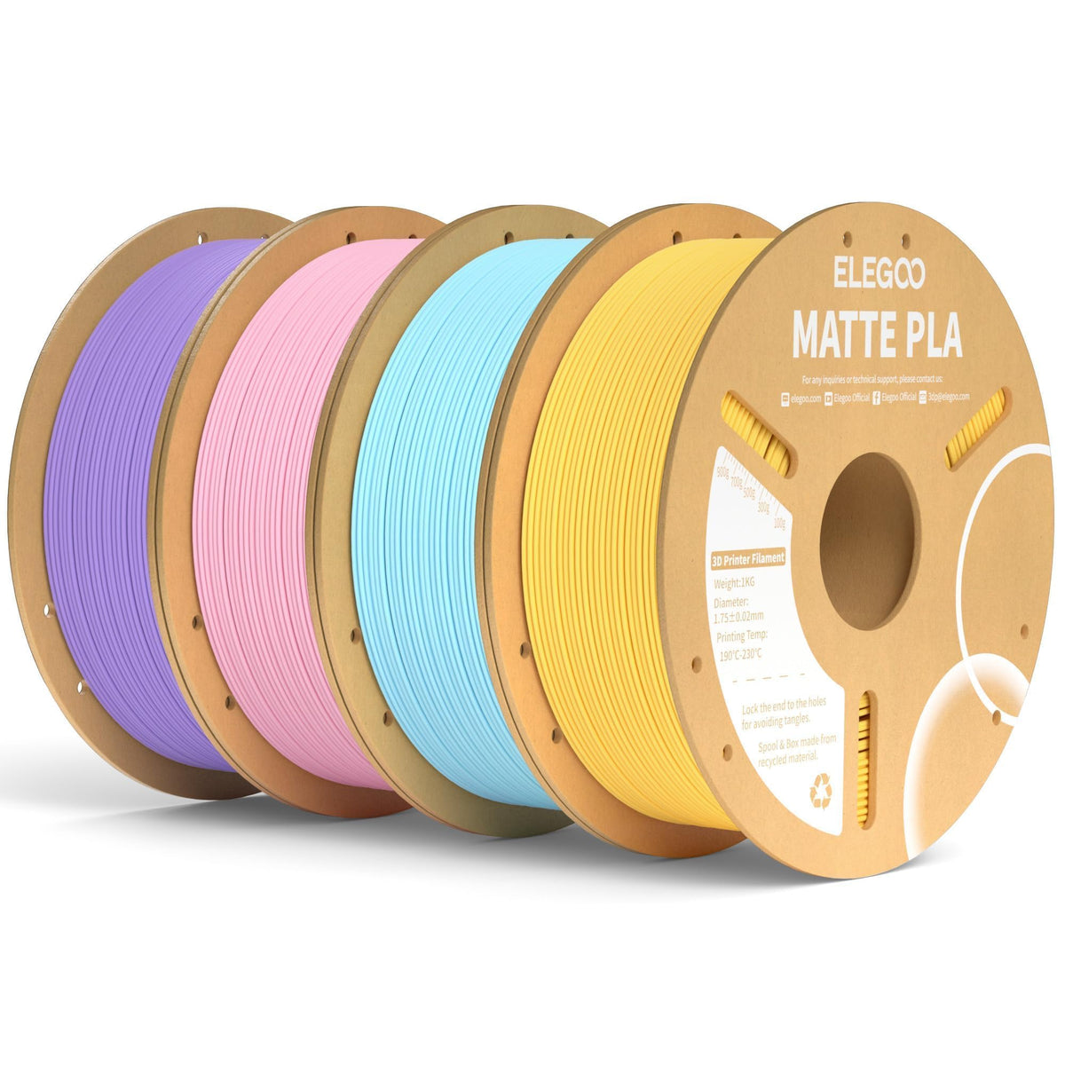 ELEGOO Matte PLA 3D Printer Filament Navy Blue 1KG 1.75mm