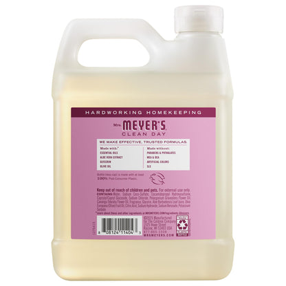 MRS. MEYER'S CLEAN DAY Hand Soap Refill, Lemon Verbena Scent, 33 Fl Oz Bottle