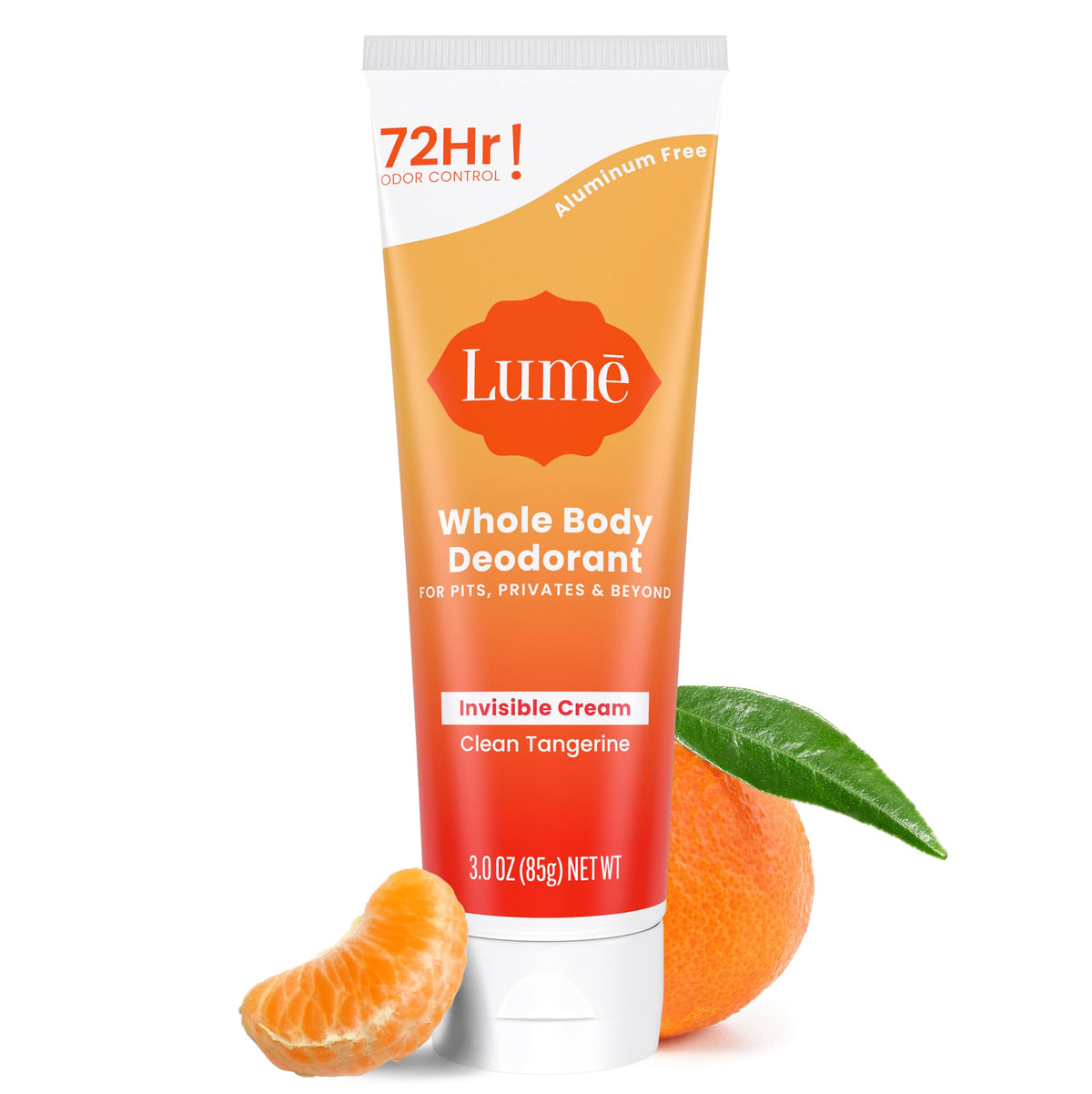 Lume Whole Body Deodorant - Cream Tube - 3 oz, 2 pk (Soft Powder)