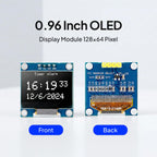 ELEGOO 0.96 Inch OLED Display Screen Module, Self-Luminous, SSD1306, 3PCS