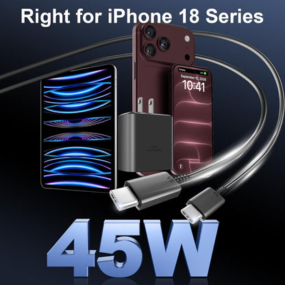 Phone 18 17 Pro Max Charger Fast Charging 45W USBC Phone Duo Fast Charger