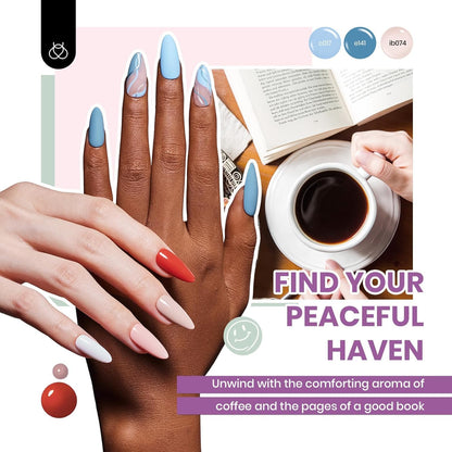 Beetles Gel Nail Polish Kit with U V Light - 80Pcs 55 Colors Gel Nail Kit
