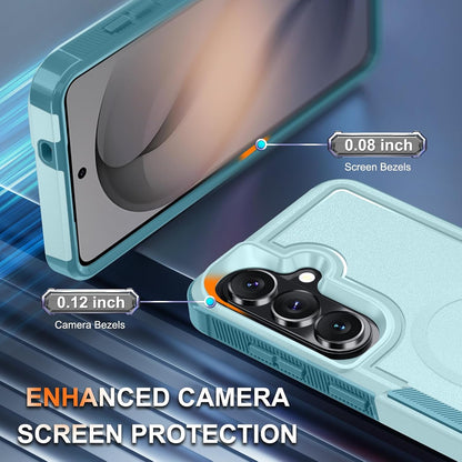 for Samsung Galaxy S24 FE Case, Full Body Heavy Duty Cover, Black Matte