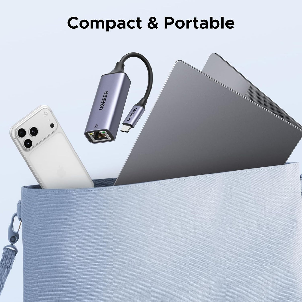 UGREEN USB C to Ethernet Adapter, Plug and Play 1Gbps Aluminum Adapter