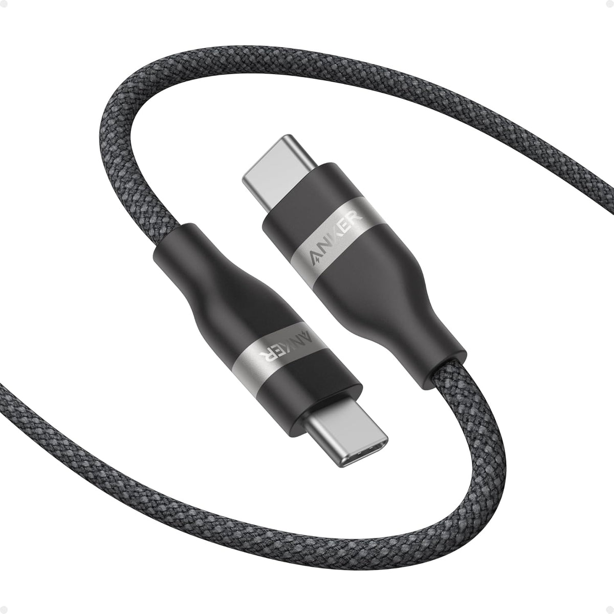 Anker Nano USB C to USB C Cable, 240W Fast Charging Cable (Black, 10ft)