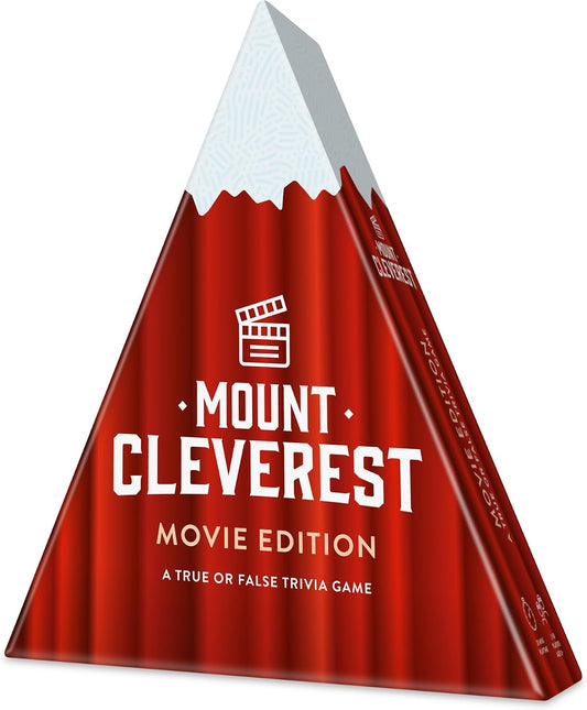 Mount Cleverest® Movie Edition | True or False Trivia Game | Fun Family Card Game |Adults & Kids, Boys & Girls Stocking Stuffer | Party Game, Movie Night, Birthday Gift