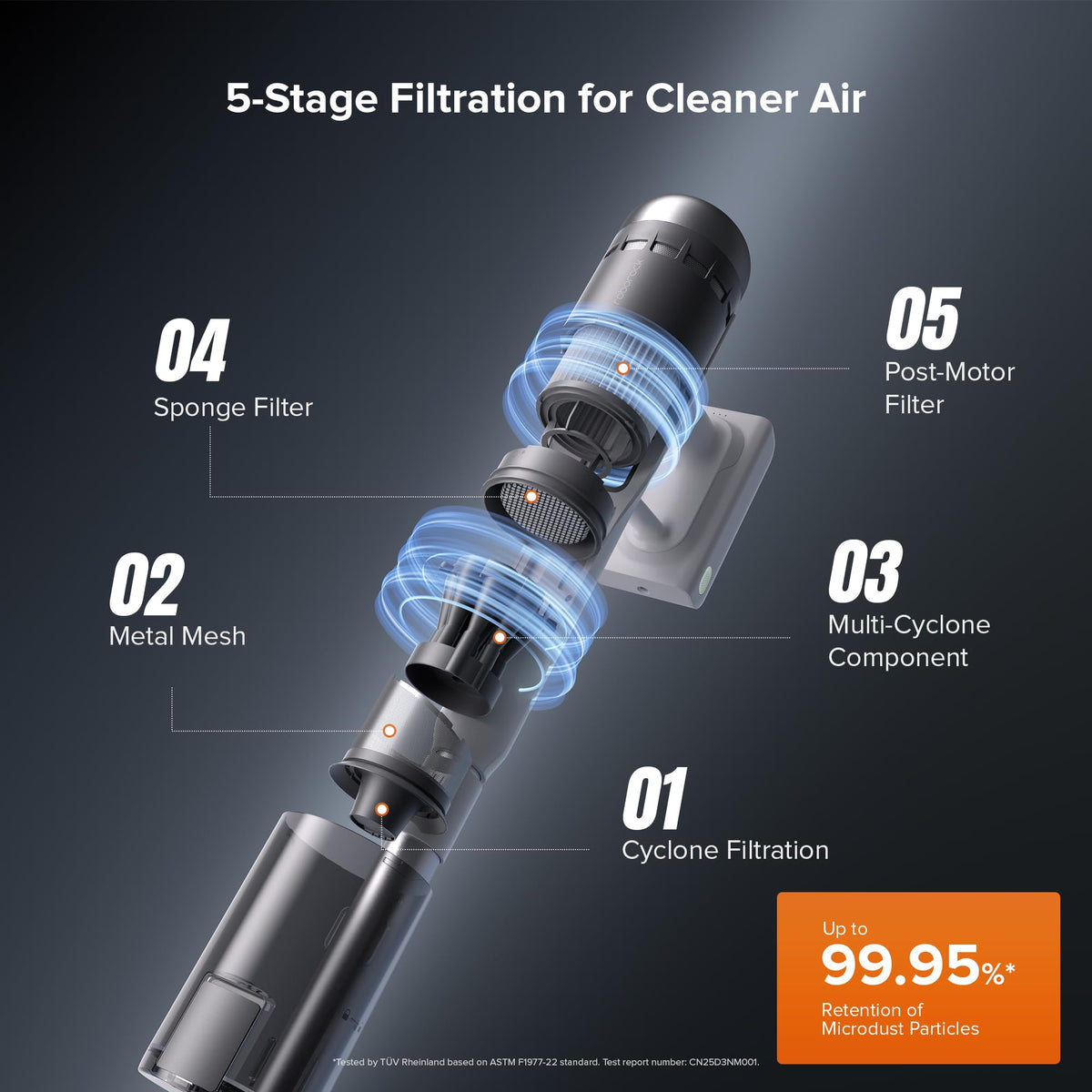 roborock H60 Hub Ultra-N Cordless Stick Vacuum with Auto-Empty Dock, 210AW