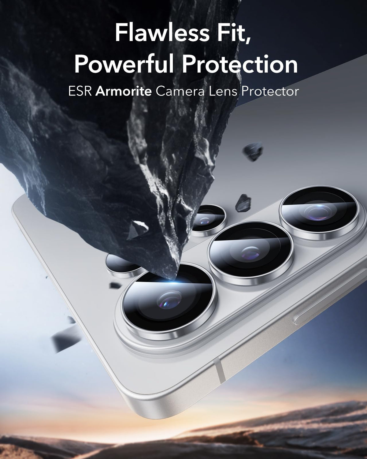 ESR for Samsung Galaxy S26 Ultra Camera Lens Protector, 1 Pack, Black