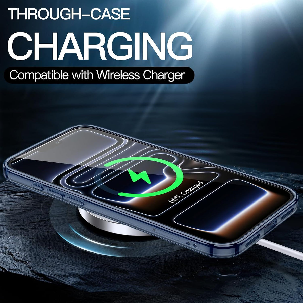 JETech Case for iPhone 17, Anti-Yellowing, Clear