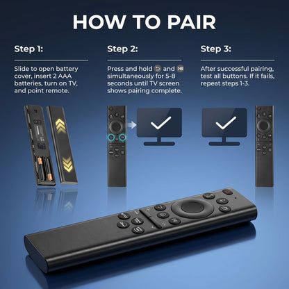Pack of 2，for Samsung smart TV Remote Replacement