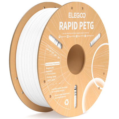 ELEGOO Rapid PETG 3D Printer Filament 1.75mm Black 1KG
