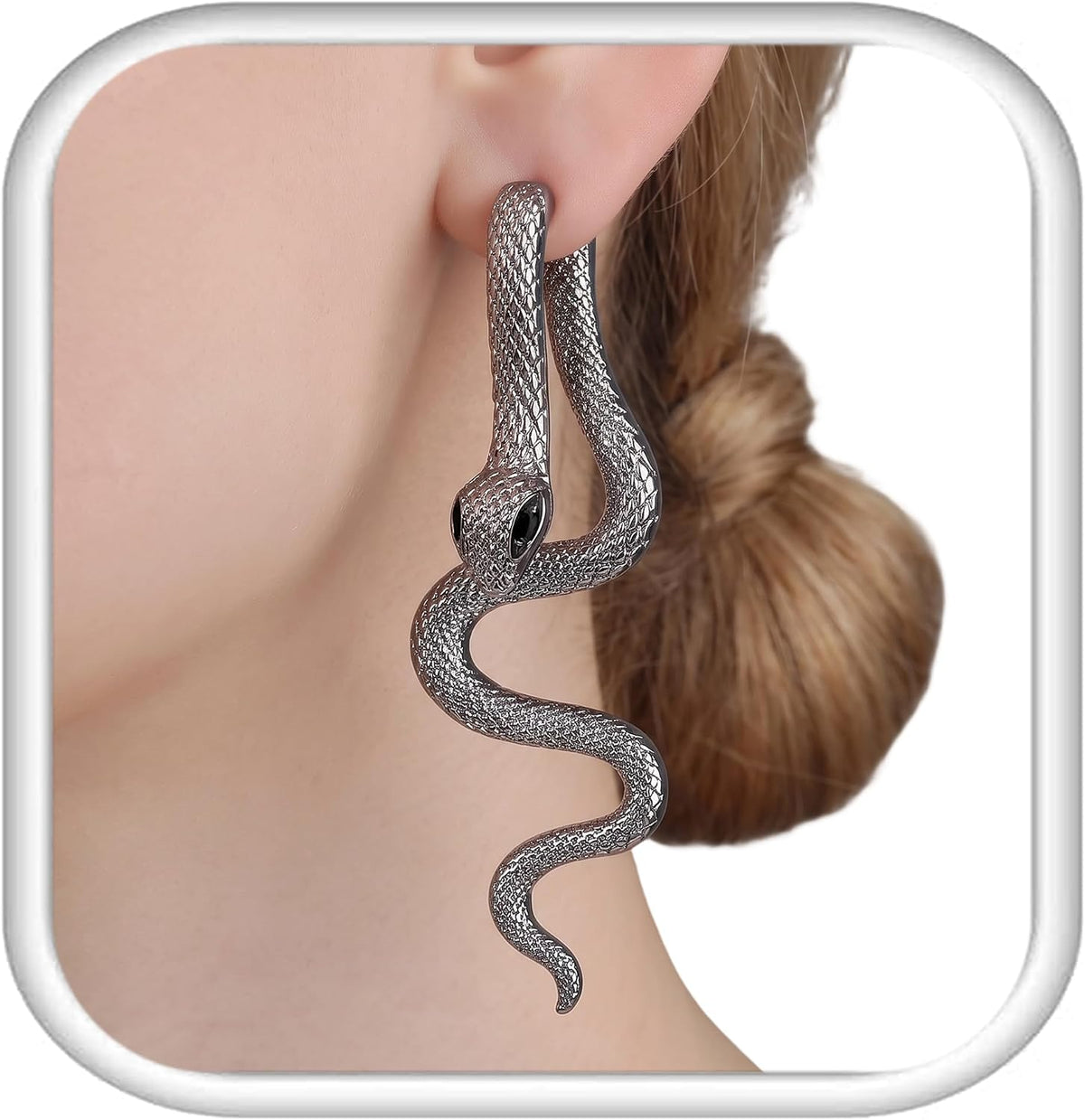 Snake Earrings, Gothic Jewelry Snake Jewelry as Halloween Gifts for Women