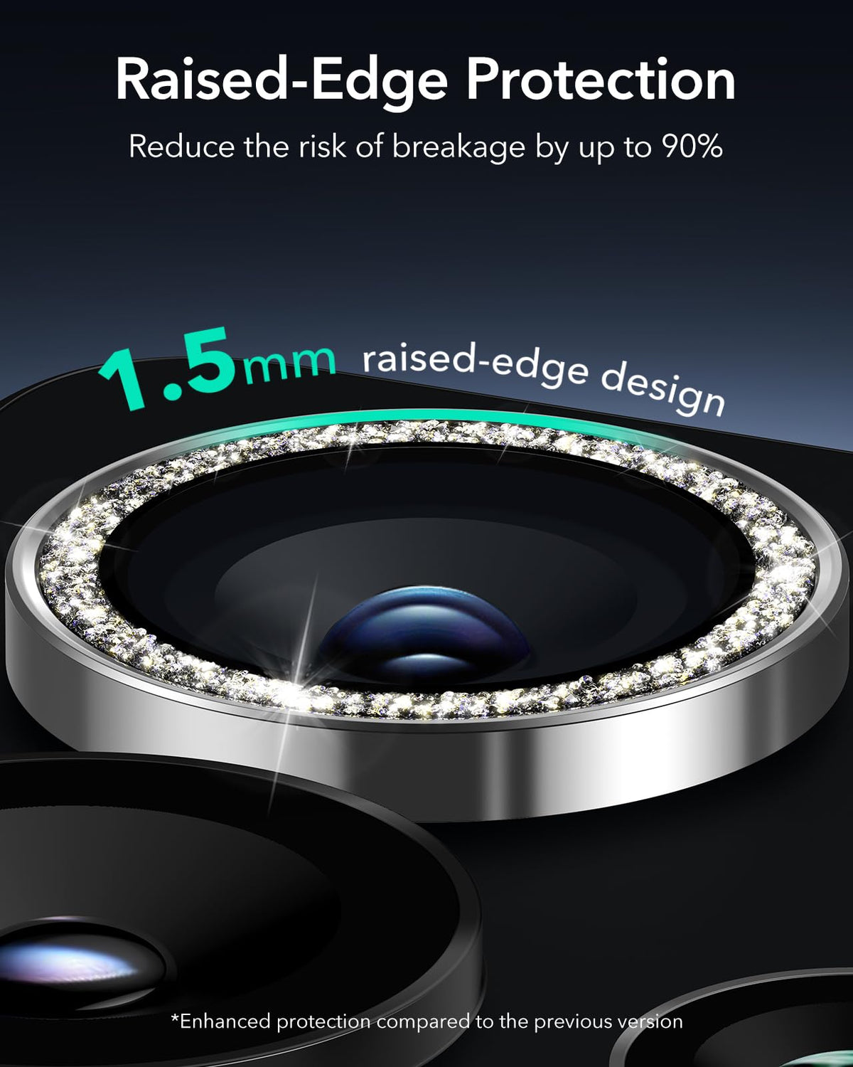 ESR for Samsung Galaxy S26 Ultra Camera Lens Protector, 1 Pack, Black