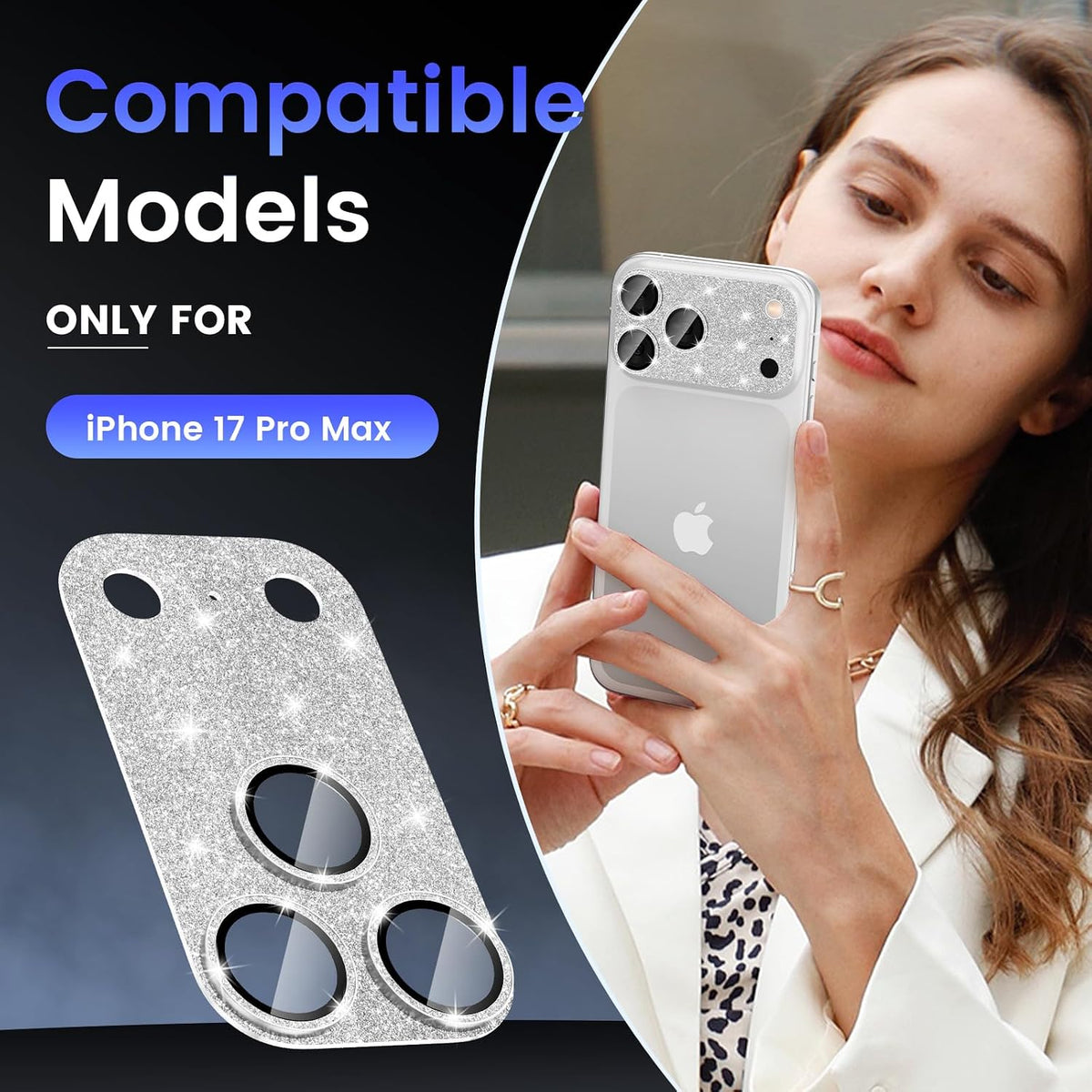 Tensea for iPhone 15 Pro Max/iPhone 15 Pro Camera Lens Protector