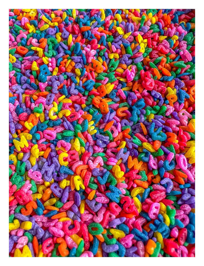 2 Cups of Rainbow Pasta Sensory Bin Filler for Sensory Table - Elbow Noodles