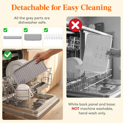 Lifewit 10-Hooks Baby Bottle Drying Rack for Countertop, BPA Free