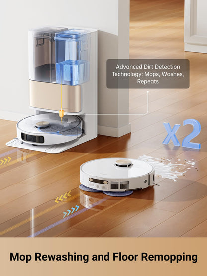 DREAME D30 Ultra CE Robot Vacuum and Mop, 25,000Pa Powerful Suction