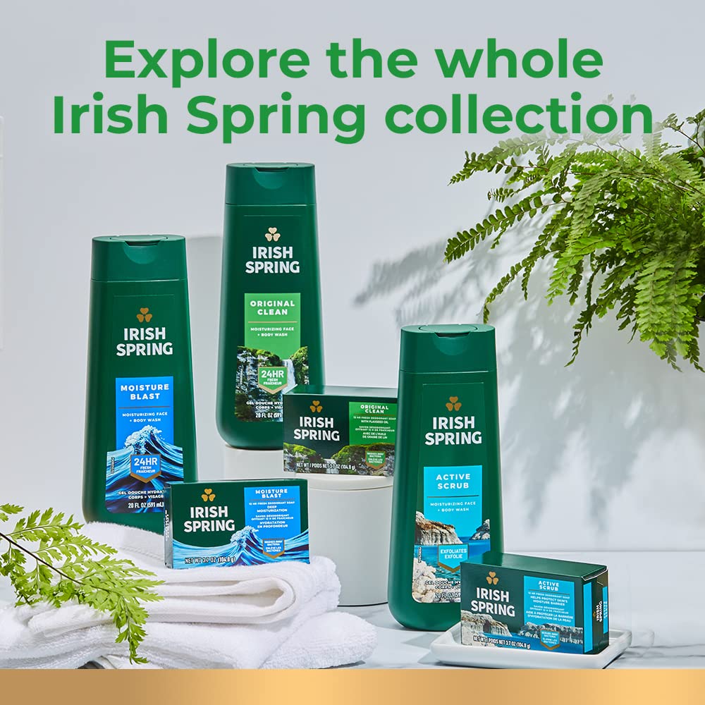 Irish Spring Body Wash for Men, Original Scent, 887 mL