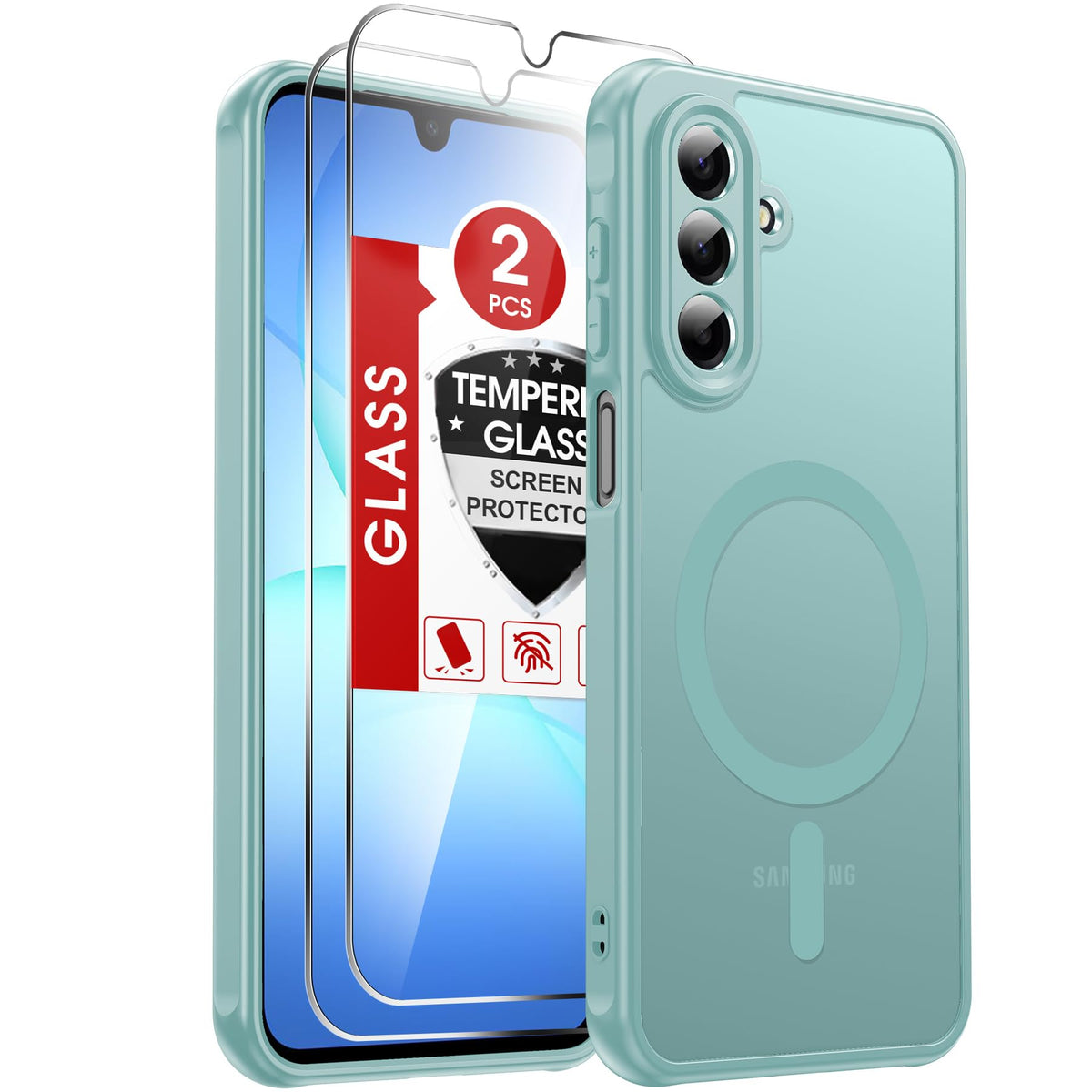 LeYi for Pixel-8A Phone Case: MagSafe Fit & Screen Protector Crystal Clear