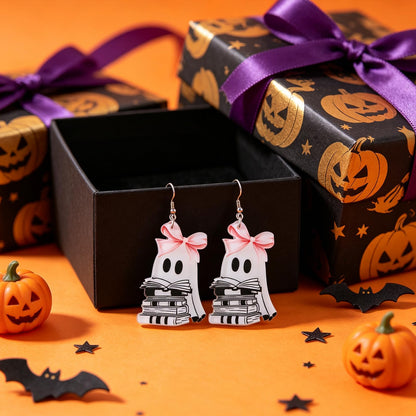 Hocus Pocus Earrings for Women Spooky Witch Halloween Pumpkin Earrings Halloween Accessories Witch Jewelry