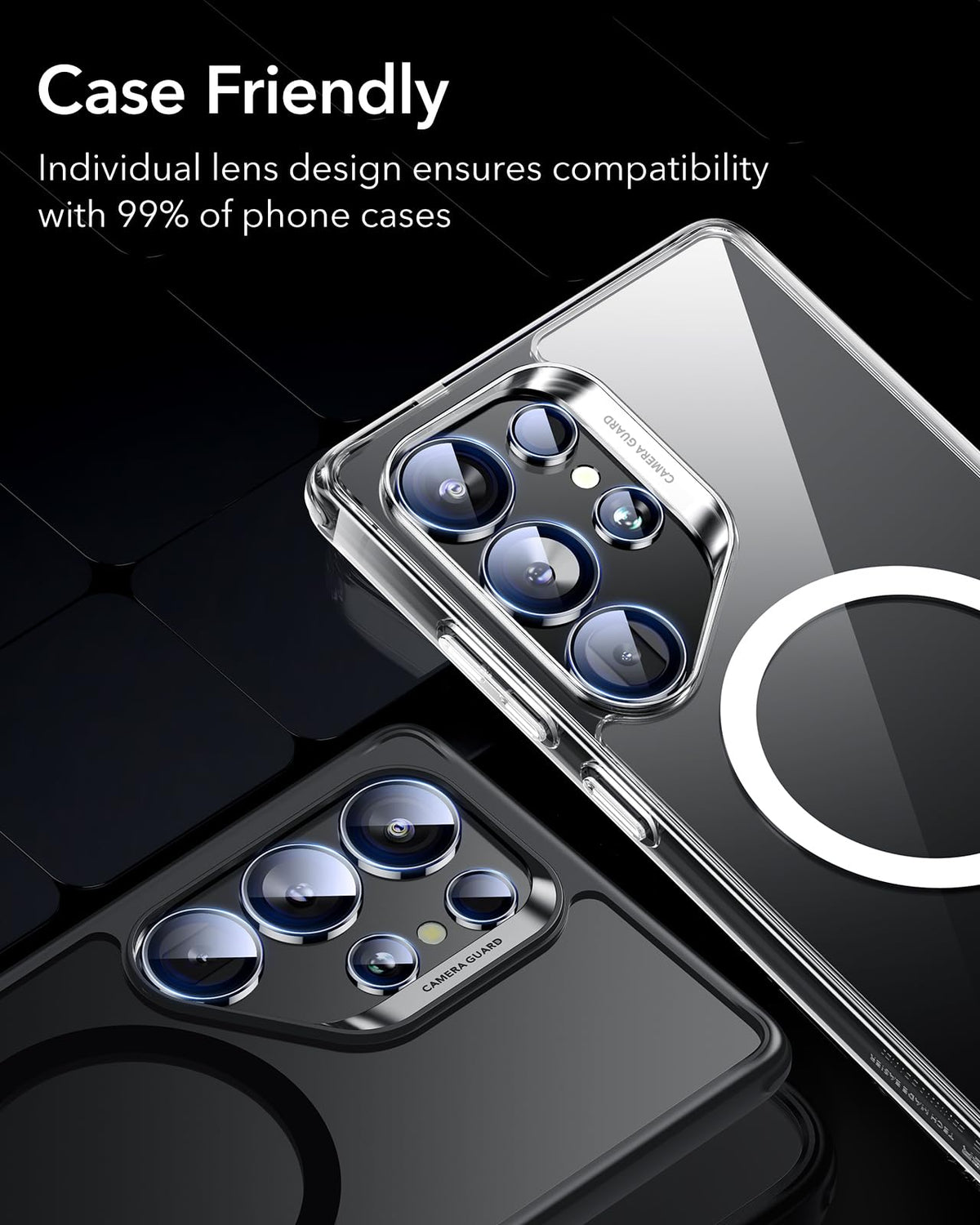 ESR for Samsung Galaxy S26 Ultra Camera Lens Protector, 1 Pack, Black