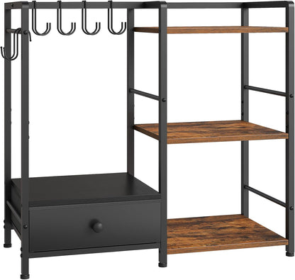 HOOBRO Purse Organizer Rack for Closet, 3-Tier Handbag Storage Stand