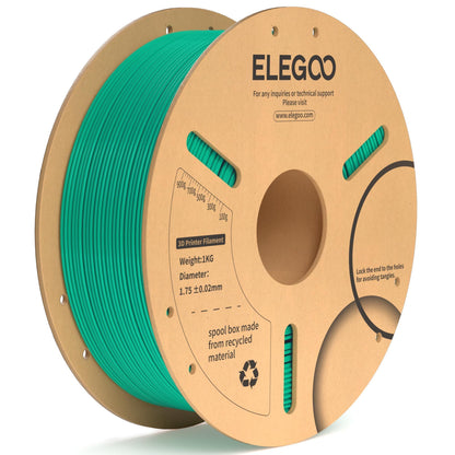 ELEGOO PLA Plus 3D Printer Filament 1.75mm White 2KG, Tougher & Stronger