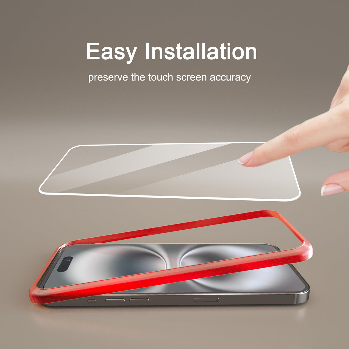 Ailun Screen Protector + Camera Lens Protector for iPhone 16 Pro Max