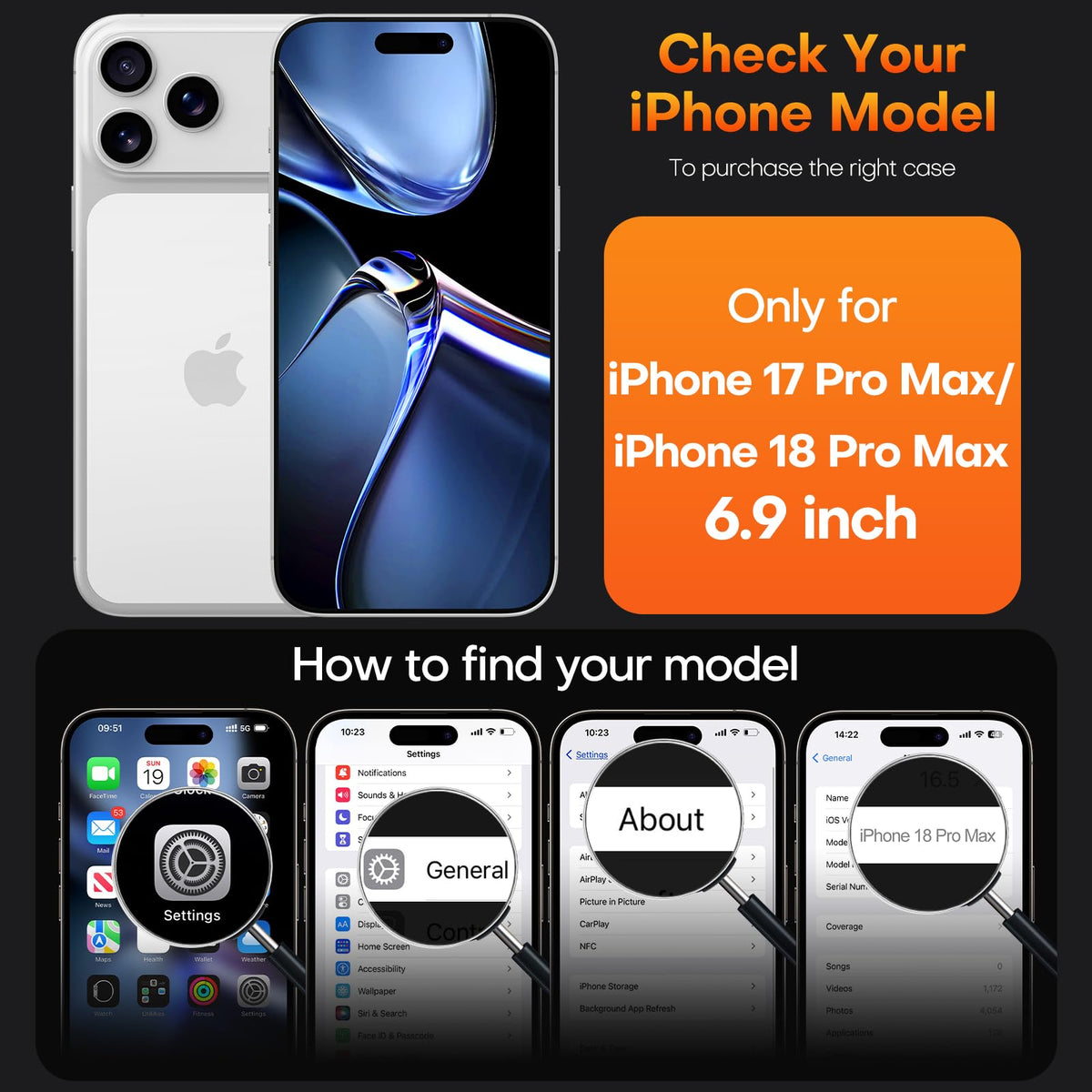 TAURI for iPhone 16 Pro Case, Compatible with MagSafe, Clear