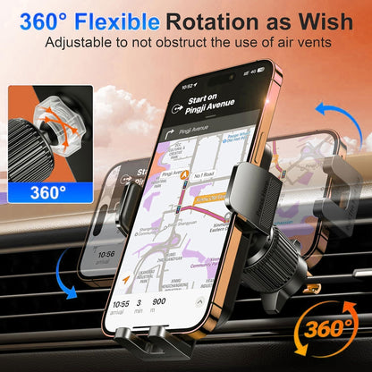 Qifutan Dash Mounted Holders Phone Holders for Your Car Phone Mount for Car Windshield Dashboard Air Vent Universal Pads Mats Mounts Hands Free Automobile Cell Phone Holder Fit for iPhone Smartphone