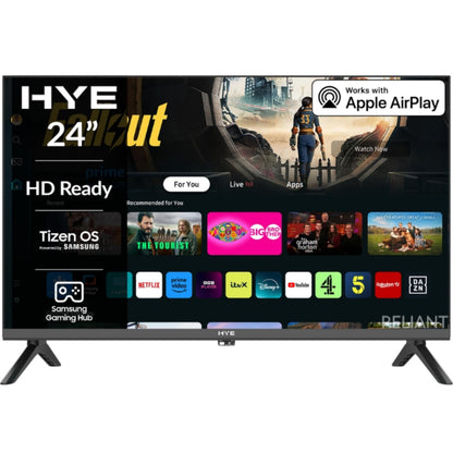 HYE 43" LED Smart TV - 4K Ultra HD, Samsung Tizen OS & Gaming Hub, Black