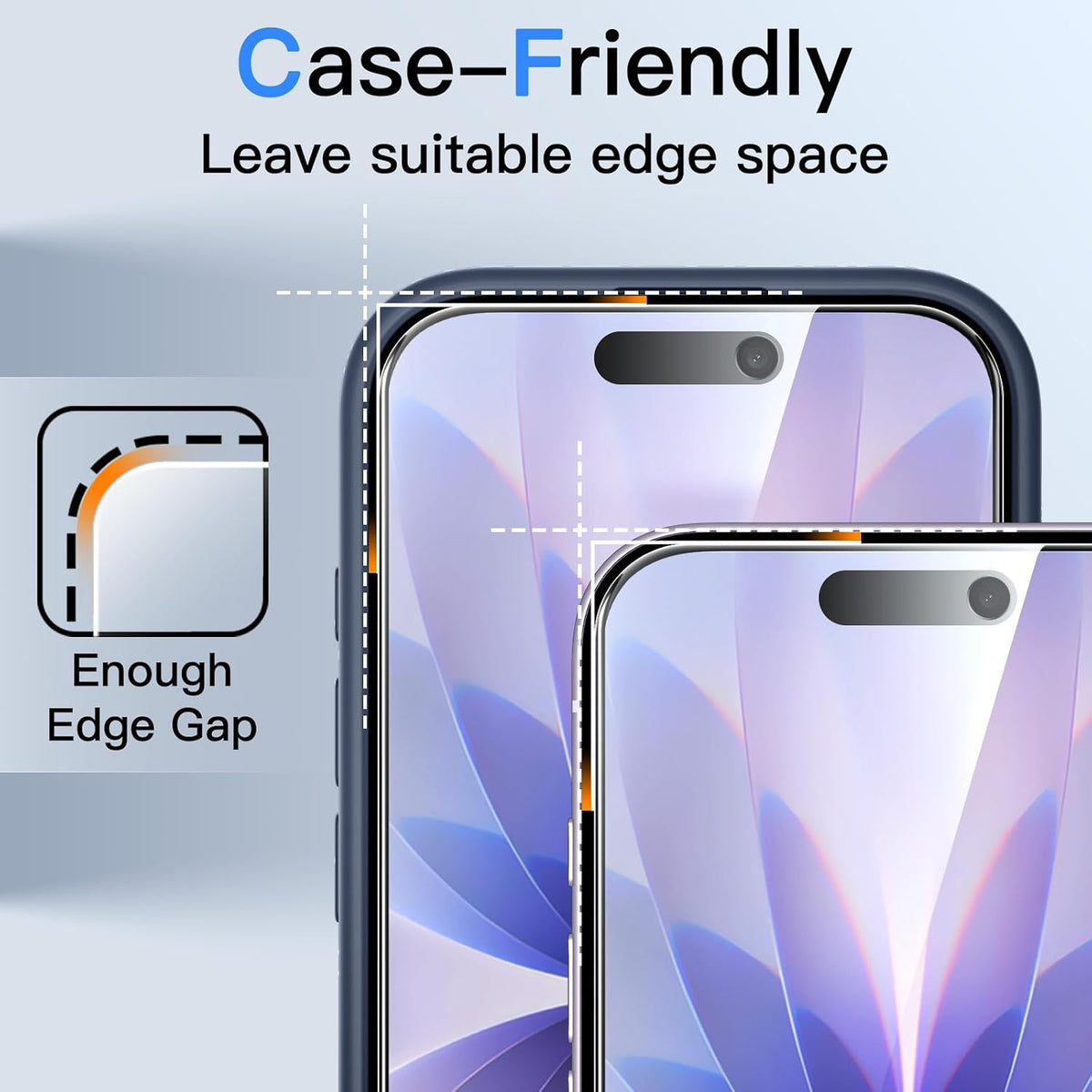 JETech Privacy Screen Protector for iPhone 16 Pro Max, 2-Pack
