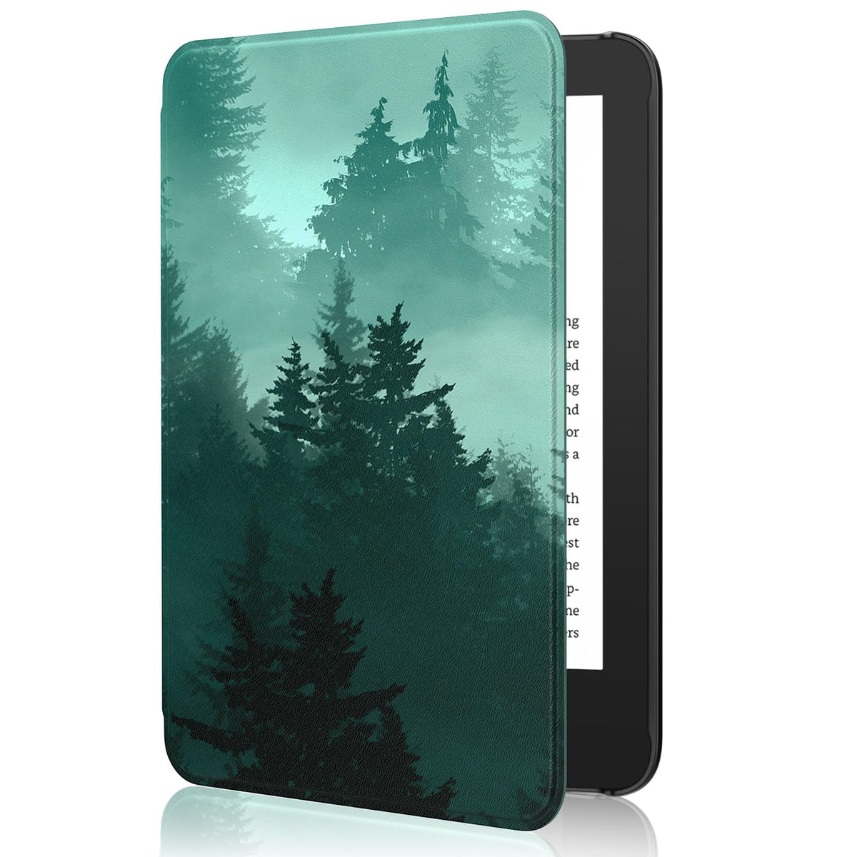 MoKo Case for 6" Amazon Kindle Basic 11th Gen 2024/2022,Blue-green