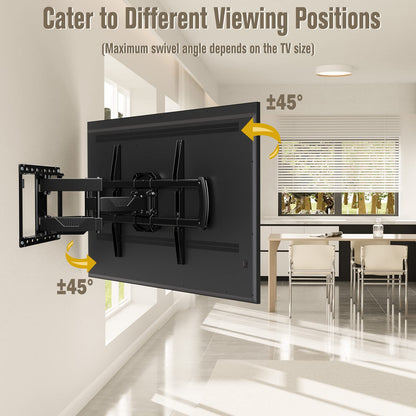 Mounting Dream Full Motion TV Wall Mount for Most 42-90 Inch TV Heavy Duty
