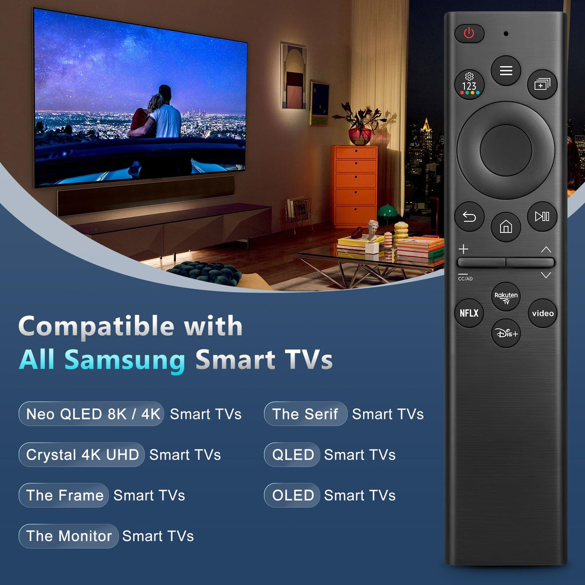Universal Replacement for LG Smart TV Remote