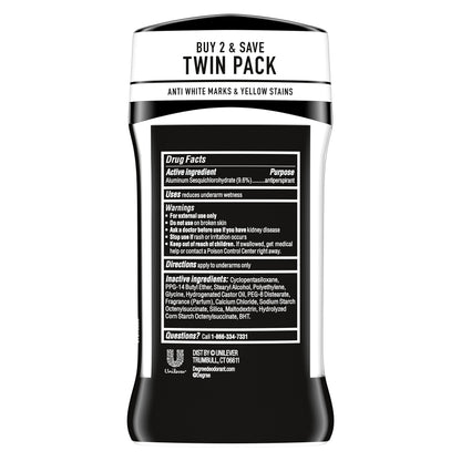Degree Men UltraClear Antiperspirant Deodorant, 2 Count, 2.7 oz
