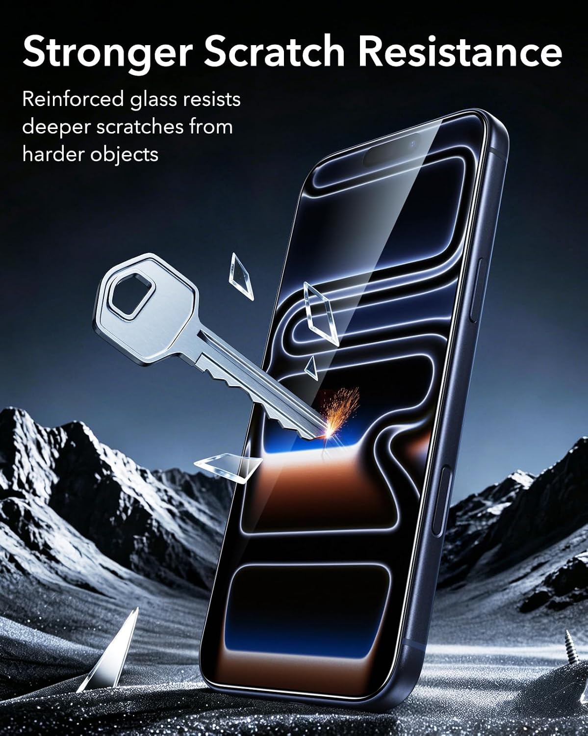 ESR 3 Pack for iPhone 17 Pro Max Screen Protector, Armorite