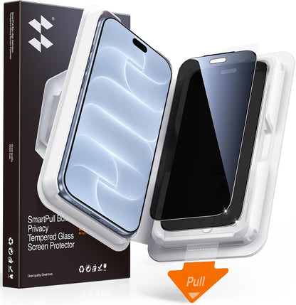 SMARTDEVIL 2 Pack Tempered Glass for iPhone 15 Pro Screen Protector