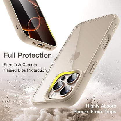 JETech Case for iPhone 16, Anti-Yellowing, Clear