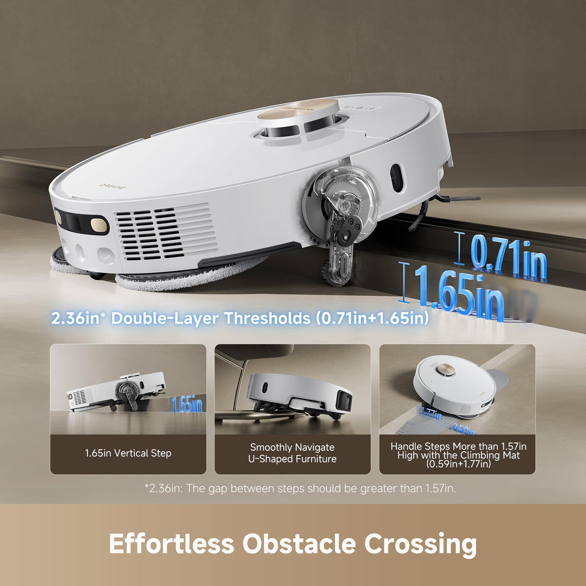 dreame L50 Ultra Robot Vacuum with Dual Laser & AI RGB Navigation