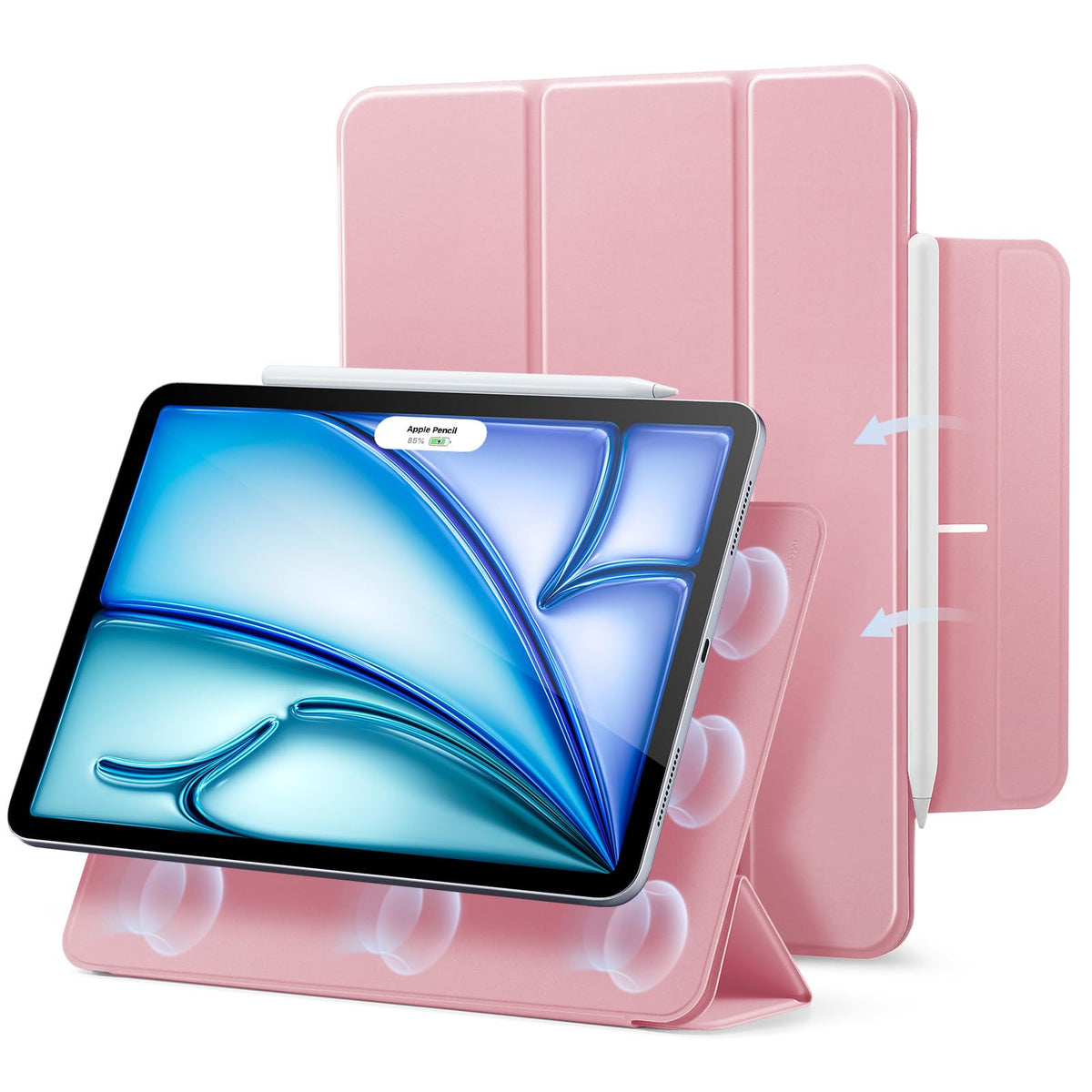 ESR for iPad Air 11-inch M4/M3/M2, iPad Air 5th/4th Generation Case, Black
