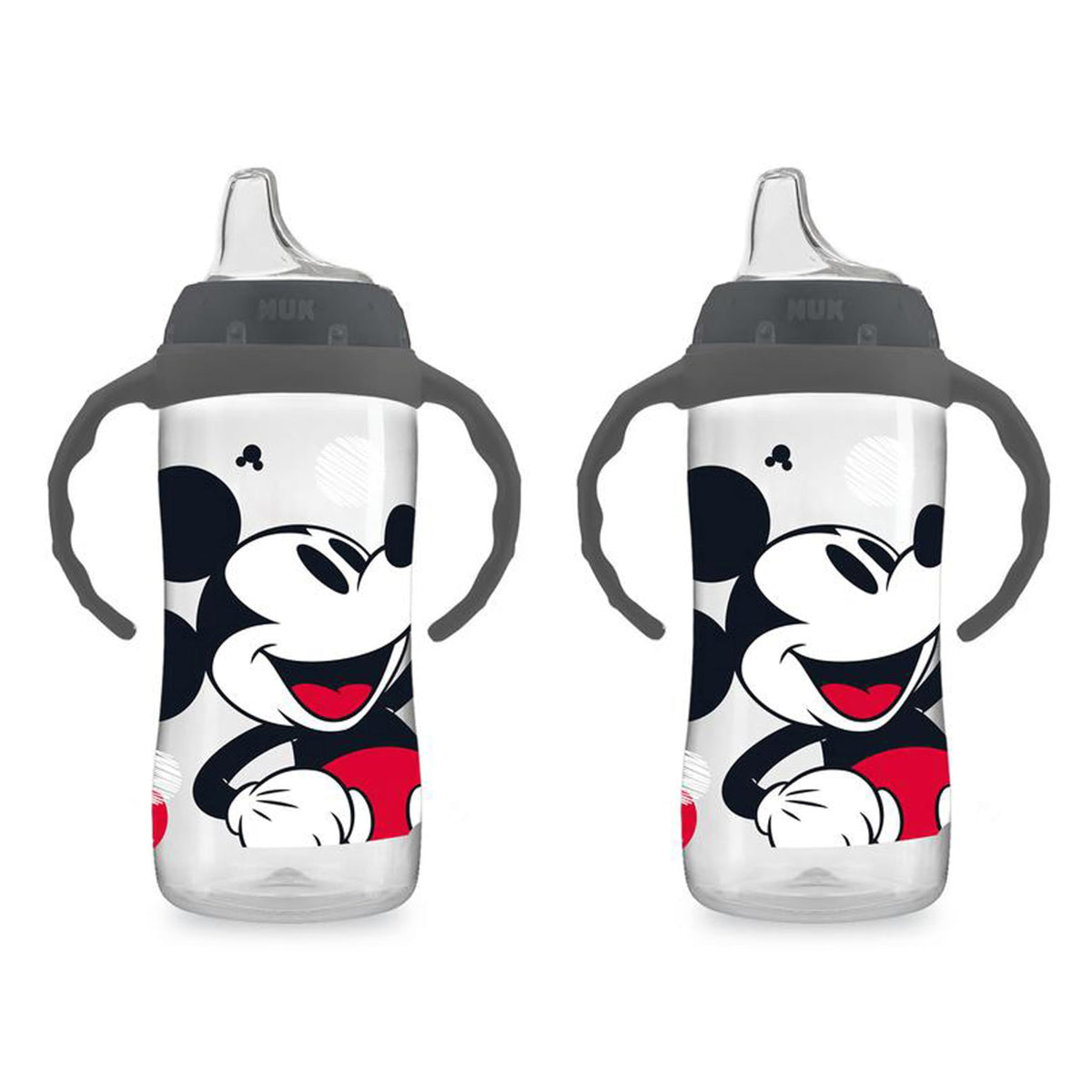 NUK Learner Cup, Ms. Rachel, 10 oz, 8+ Months, 2 pack – Soft Spout, Easy-Grip Handles, BPA Free, Spill Proof Transition Sippy Cup