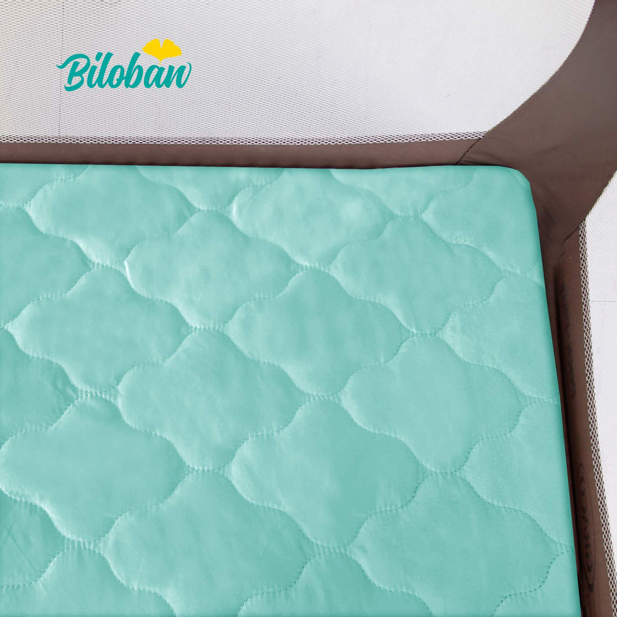 Crib Mattress Protector Sheets Fitted Waterproof Mattress Pad Cover 2 Pack