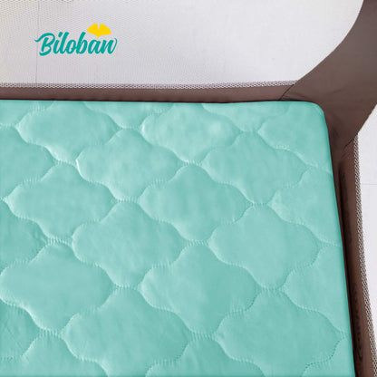 Crib Mattress Protector Sheets Fitted Waterproof Mattress Pad Cover 2 Pack