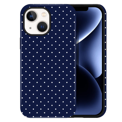 Polka Dot Pattern Phone Case for iPhone 17 6.3", White